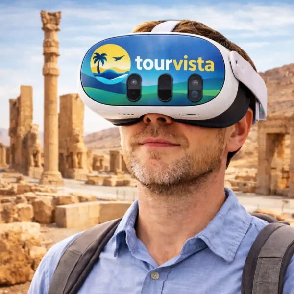 عینک vr گردشگری و هتل TourVista